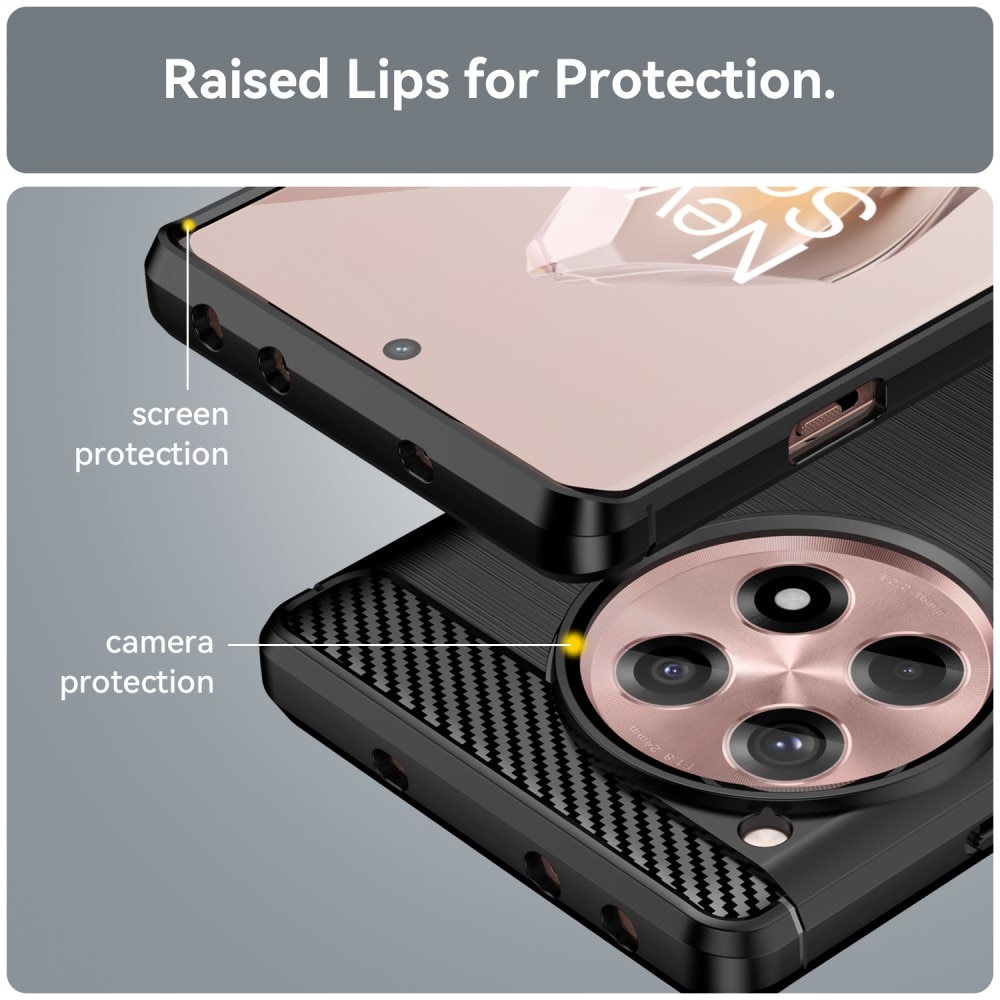 OnePlus 12R Brushed TPU Case Black