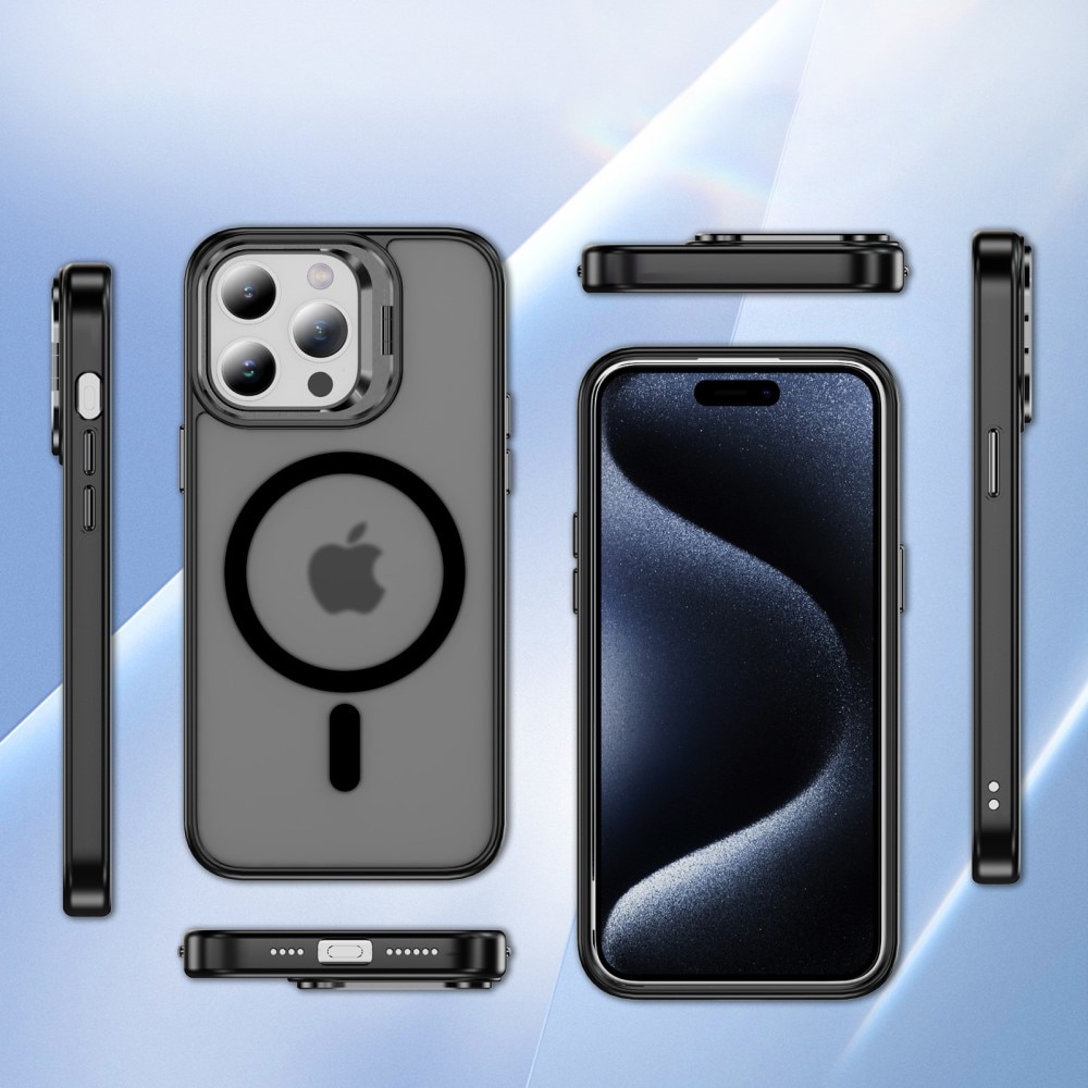 iPhone 14 Pro Hybrid Case Kickstand MagSafe Black