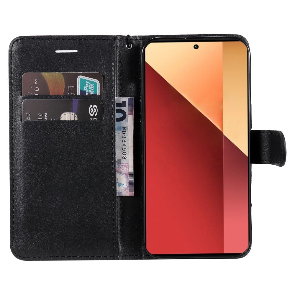 Xiaomi Redmi Note 13 Pro 4G Wallet Case Black