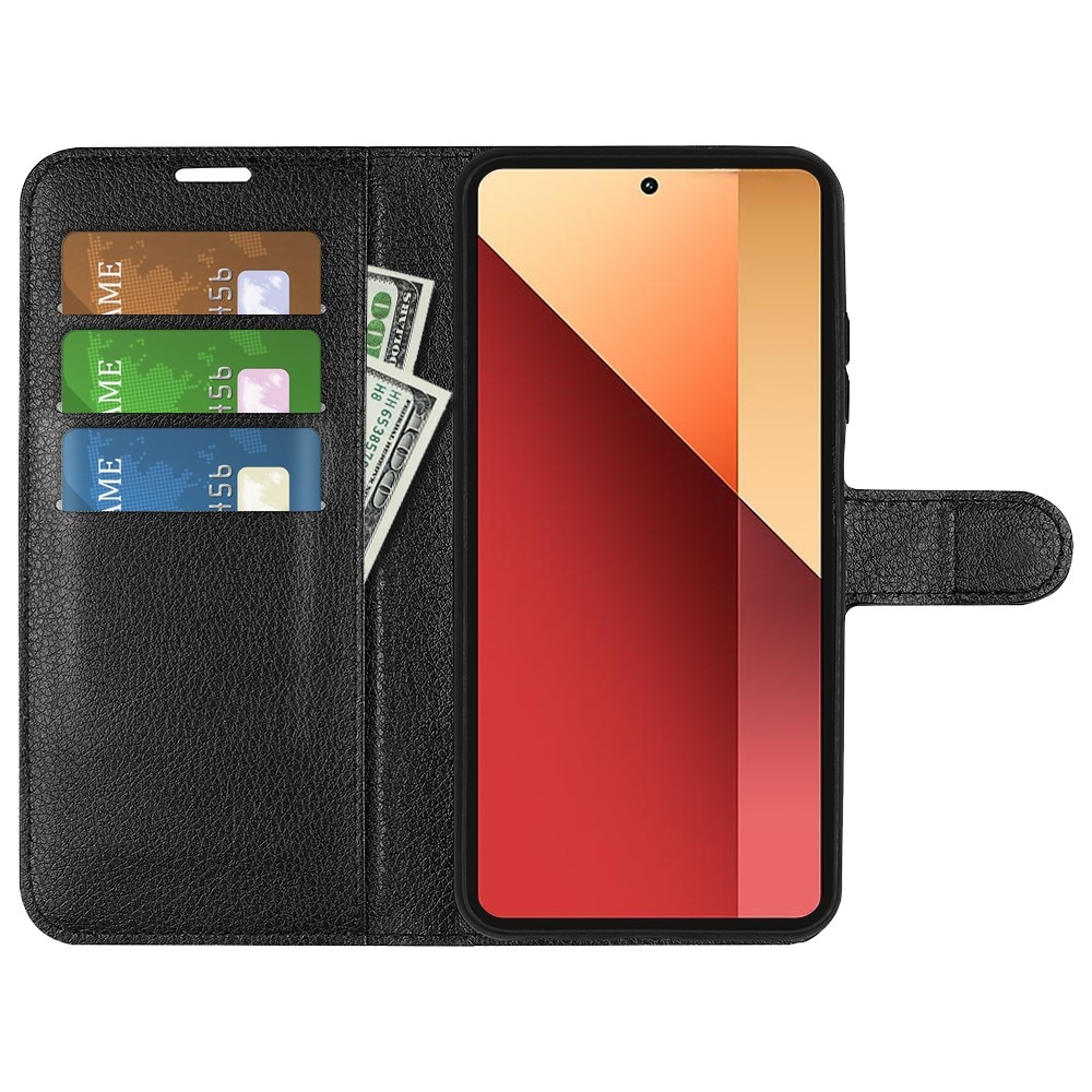 Xiaomi Redmi Note 13 Pro 4G Wallet Book Cover Black