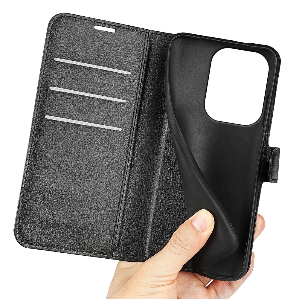 Xiaomi Redmi Note 13 Pro 4G Wallet Book Cover Black