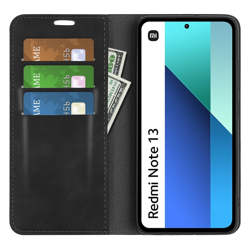 Xiaomi Redmi Note 13 4G Slim Wallet Case Black