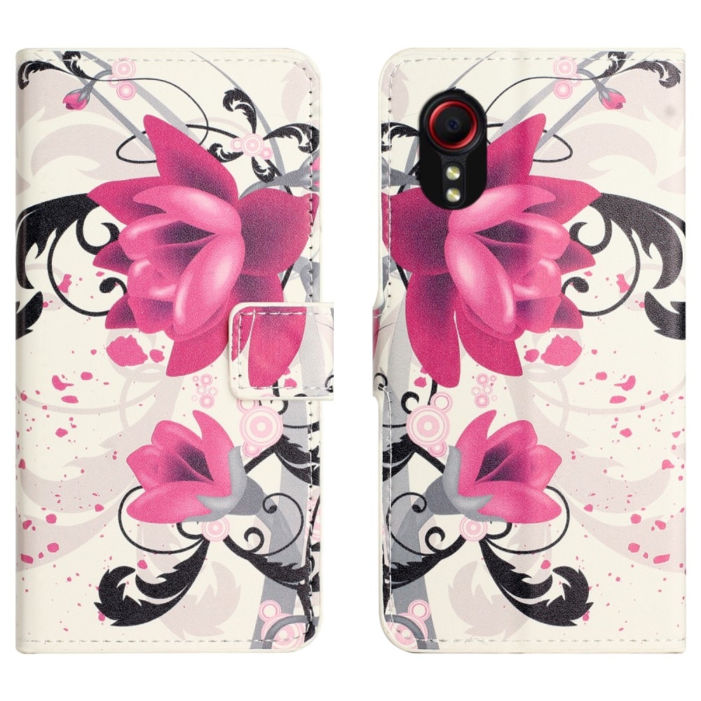 Samsung Galaxy Xcover 7 Wallet Case Flowers