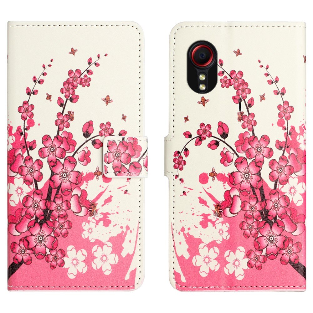 Samsung Galaxy Xcover 7 Wallet Case Cherry blossoms