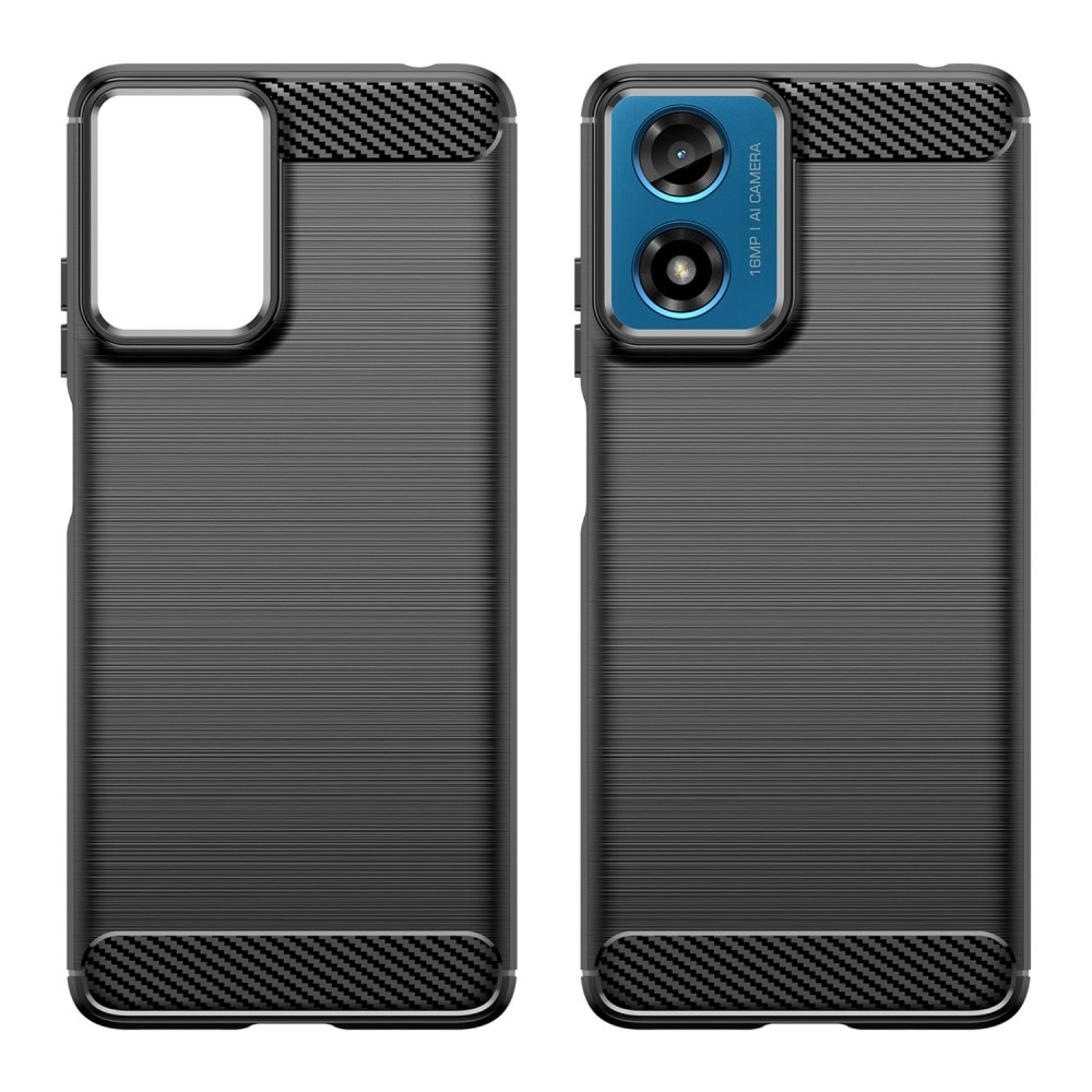 Motorola Moto G04 Brushed TPU Case Black