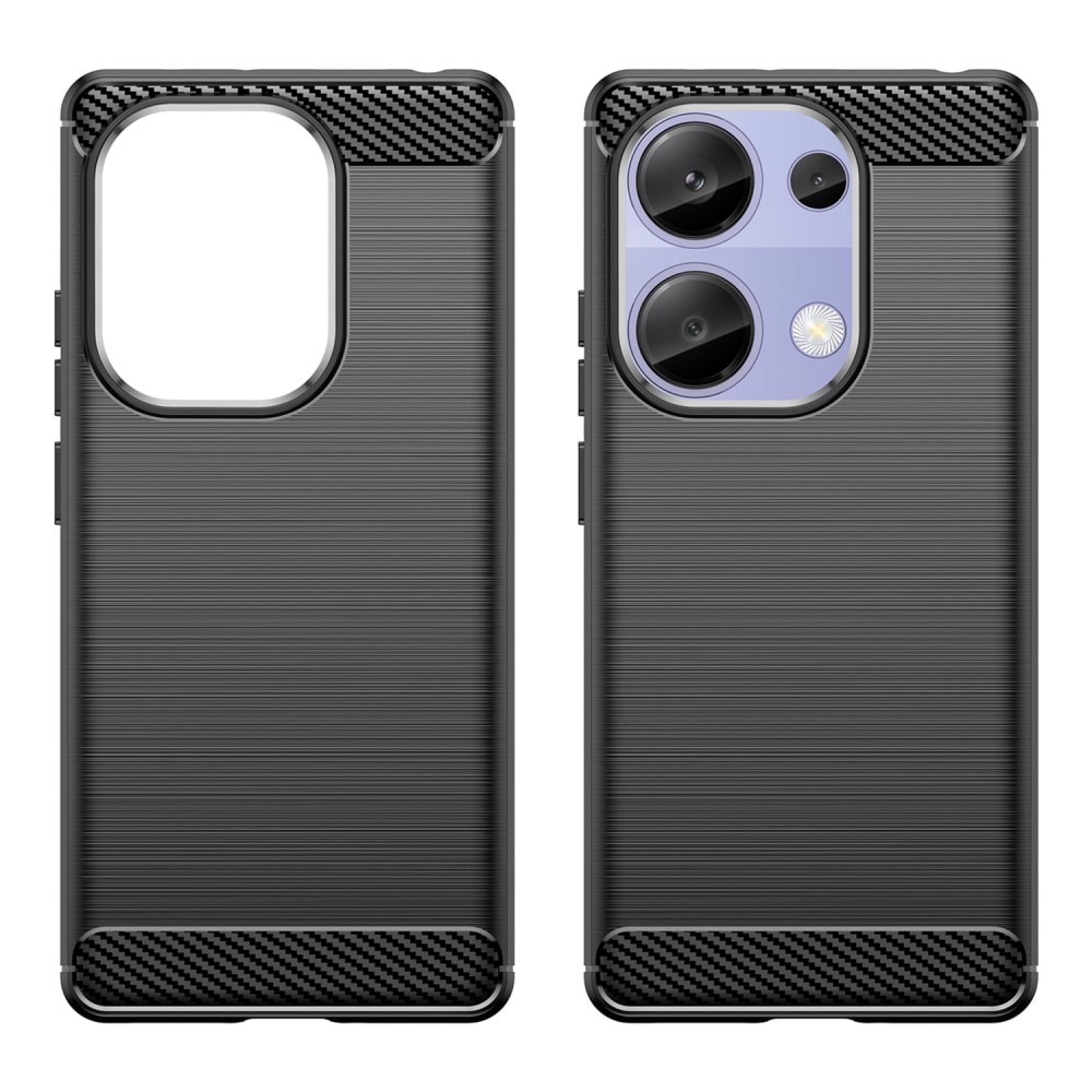 Xiaomi Redmi Note 13 Pro 4G Brushed TPU Case Black