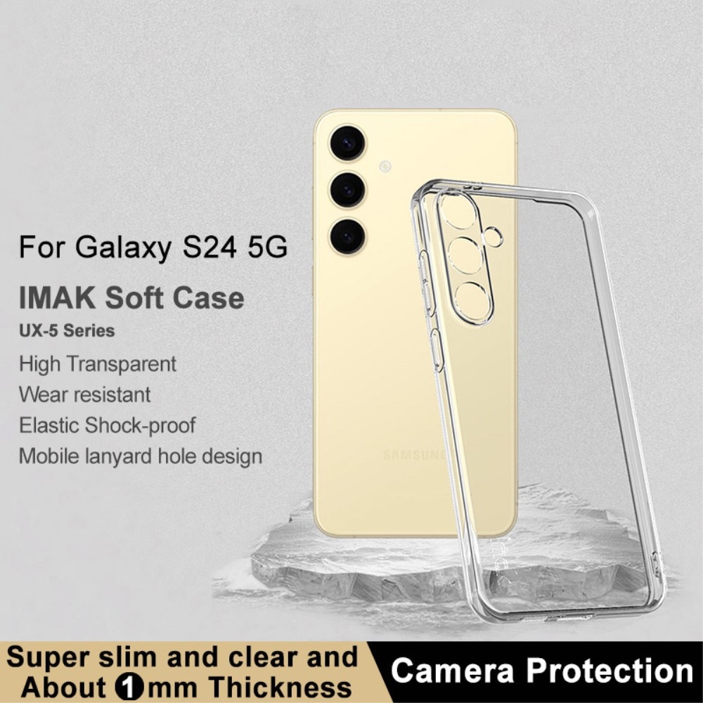 Samsung Galaxy S24 TPU Case Crystal Clear