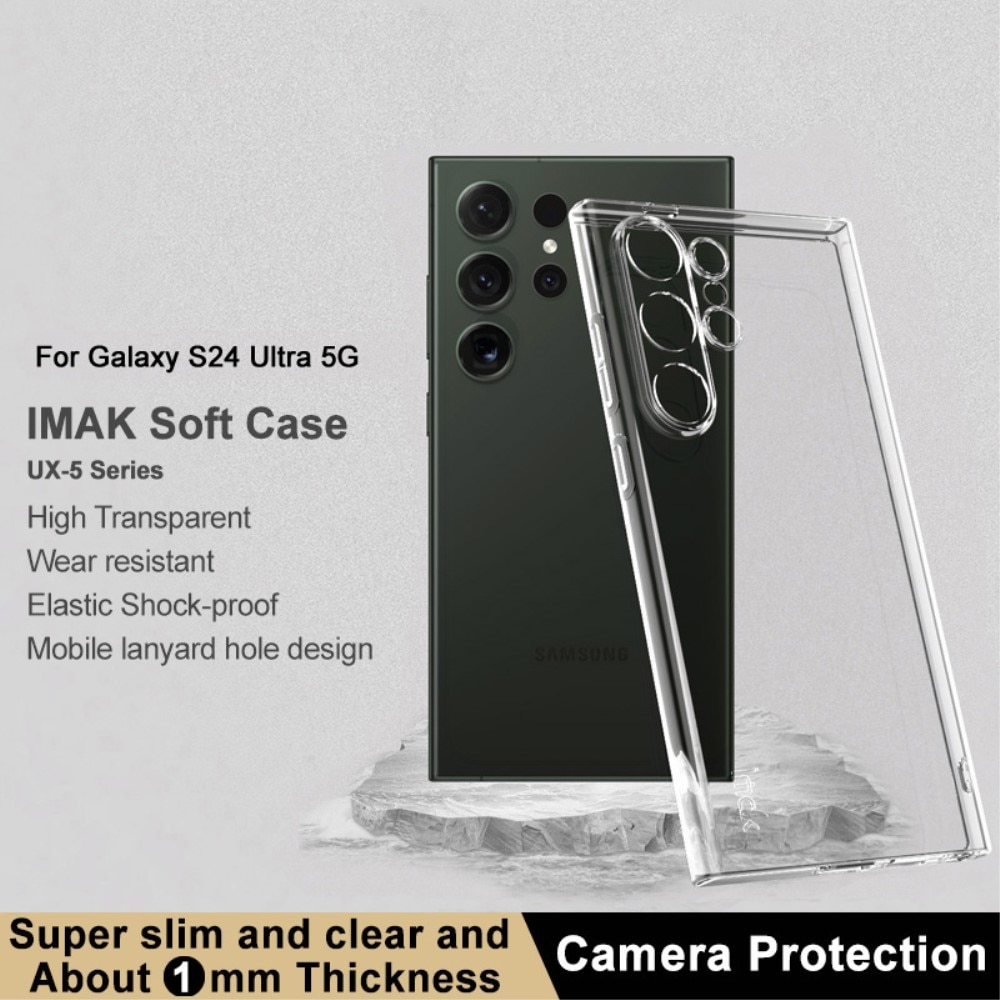 Samsung Galaxy S24 Ultra TPU Case Crystal Clear