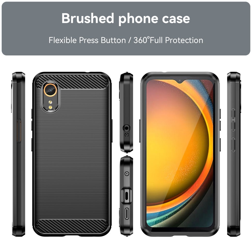 Samsung Galaxy Xcover 7 Brushed TPU Case Black