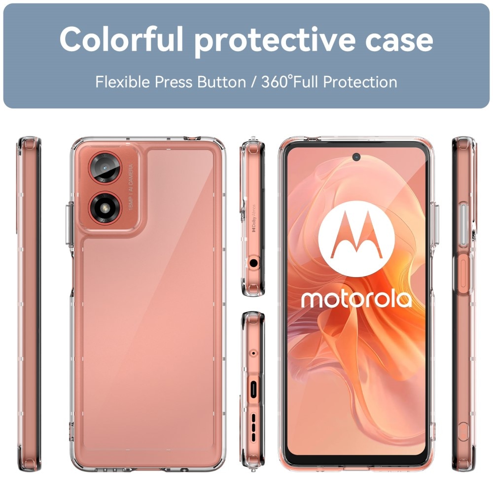 Motorola Moto G04 Crystal Hybrid Case Transparent