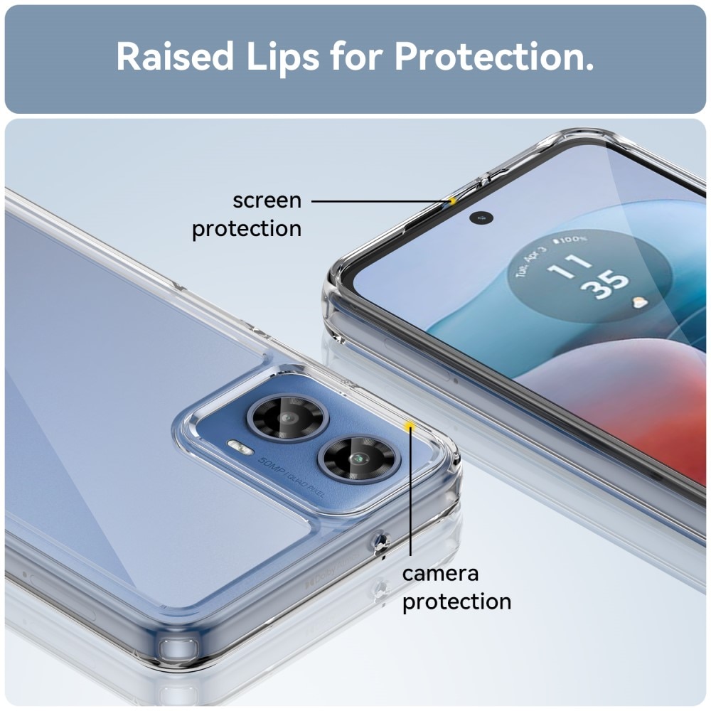 Motorola Moto G34 Crystal Hybrid Case Transparent
