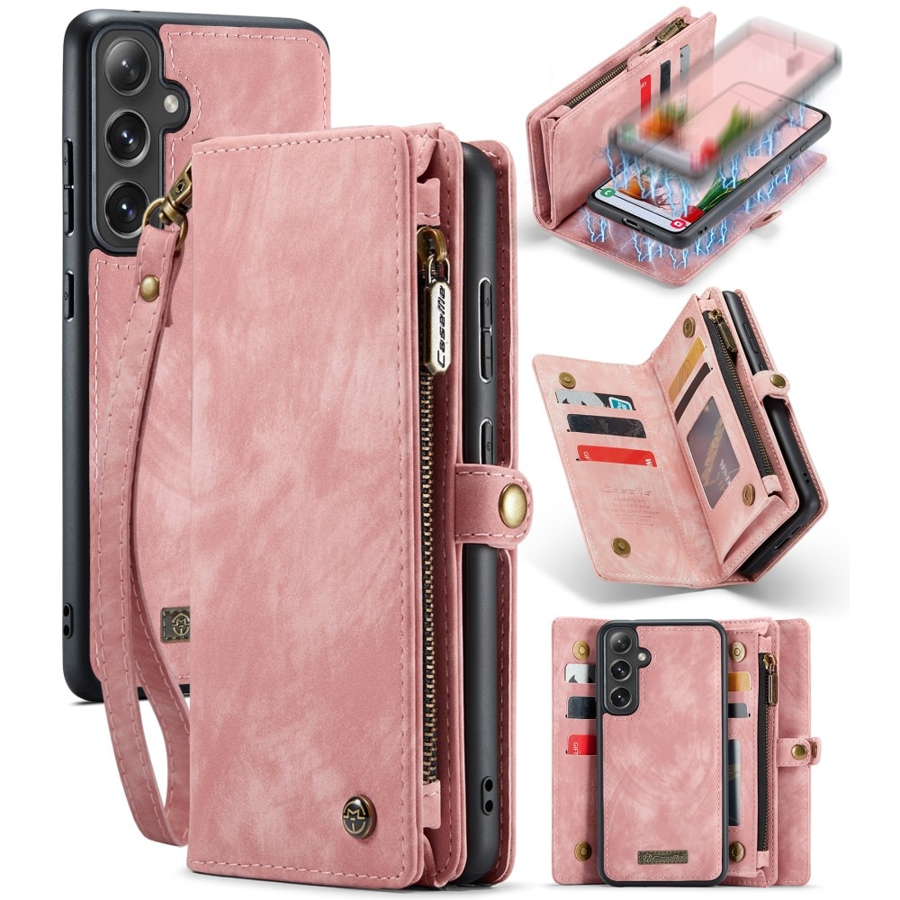 Samsung Galaxy S24 Multi-slot Wallet Case Pink