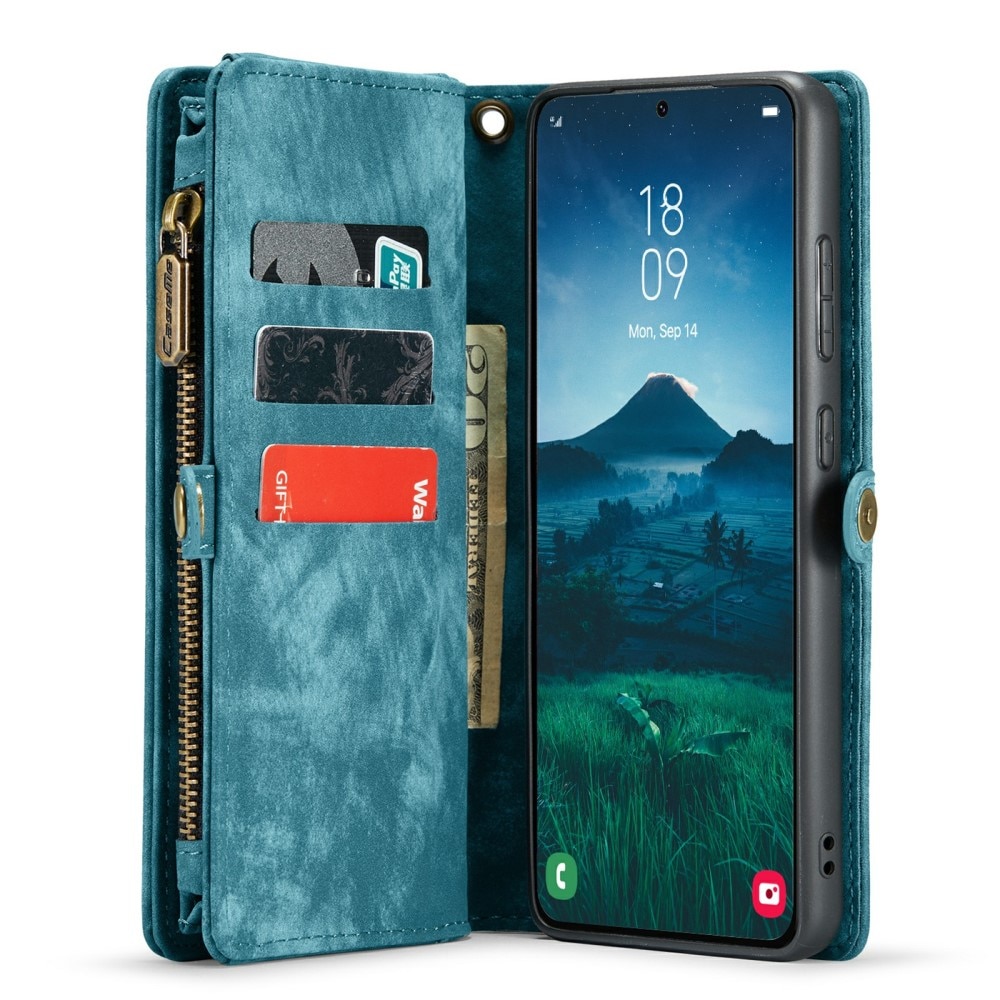 Samsung Galaxy S24 Multi-slot Wallet Case Blue