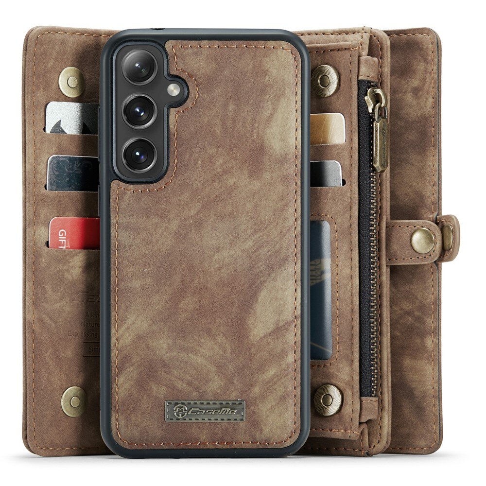 Samsung Galaxy S24 Plus Multi-slot Wallet Case Brown