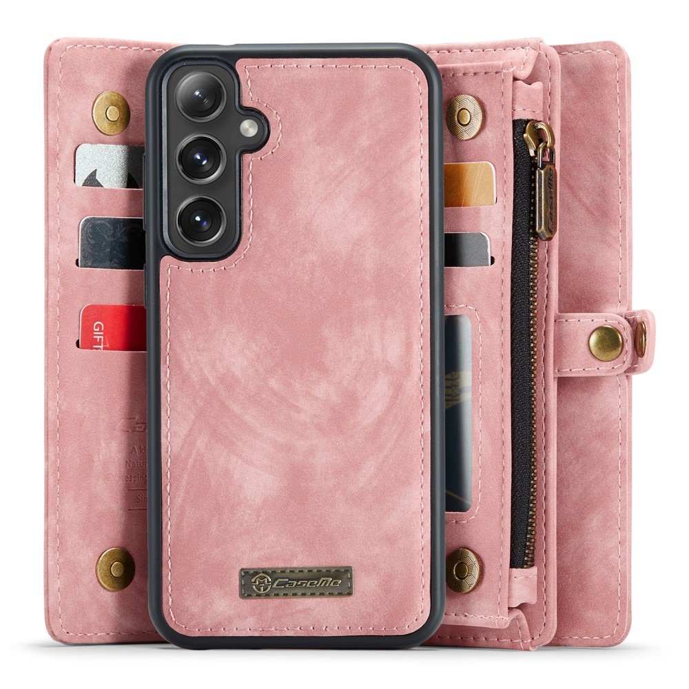 Samsung Galaxy S24 Plus Multi-slot Wallet Case Pink