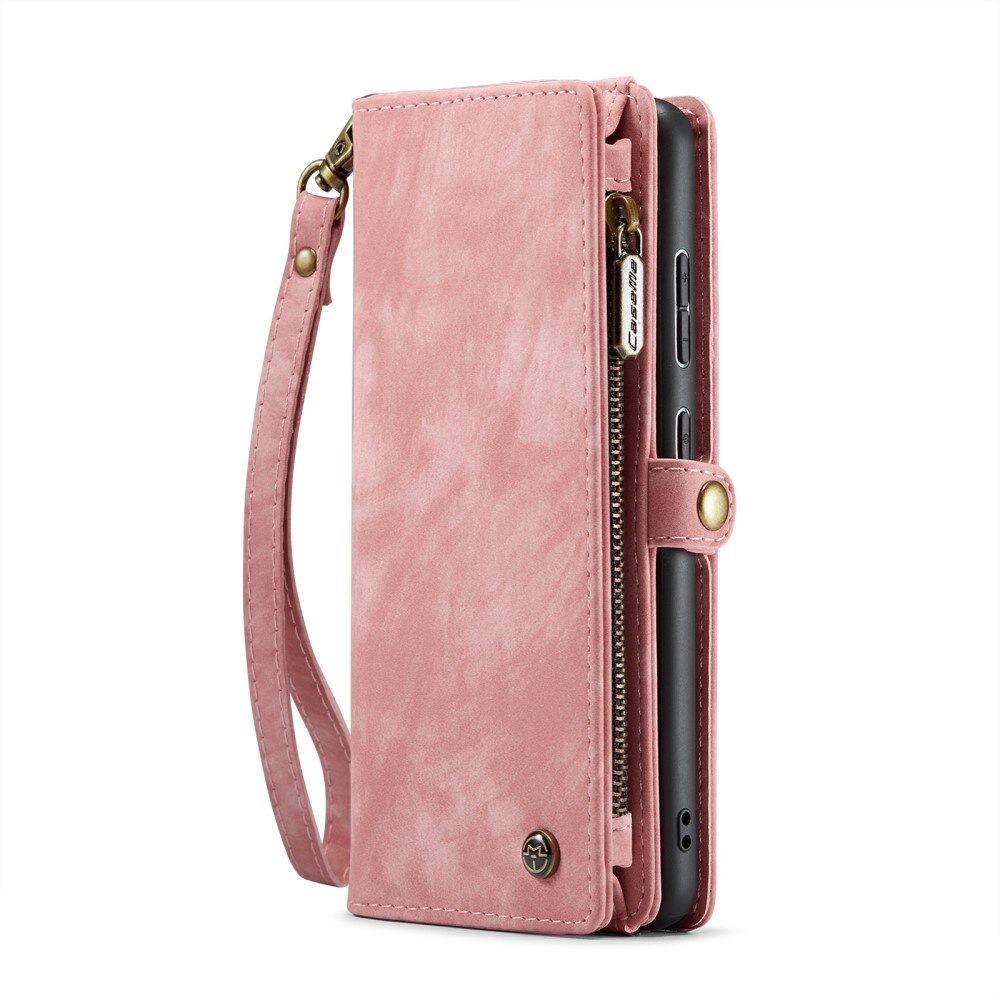 Samsung Galaxy S24 Plus Multi-slot Wallet Case Pink