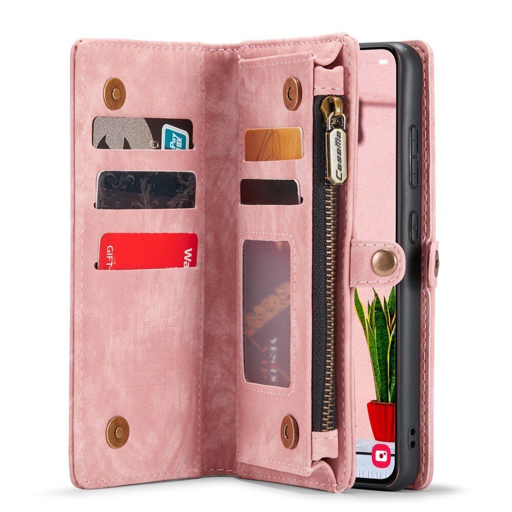 Samsung Galaxy S24 Plus Multi-slot Wallet Case Pink