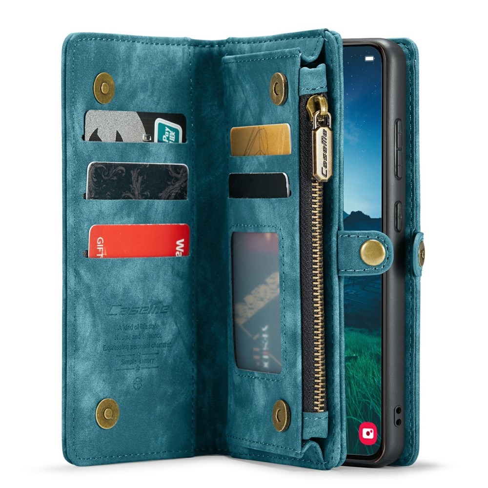 Samsung Galaxy S24 Plus Multi-slot Wallet Case Blue