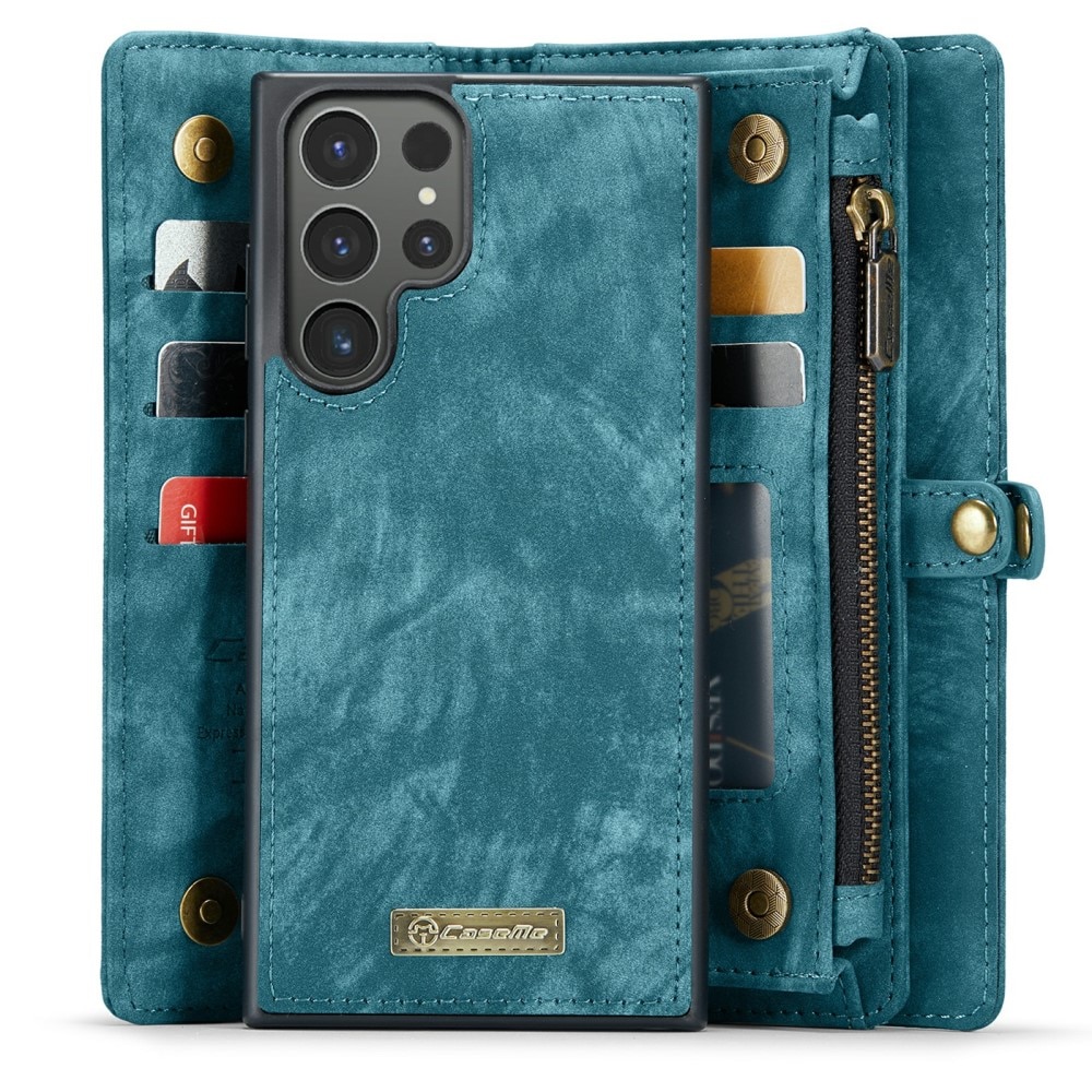 Samsung Galaxy S24 Ultra Multi-slot Wallet Case Blue