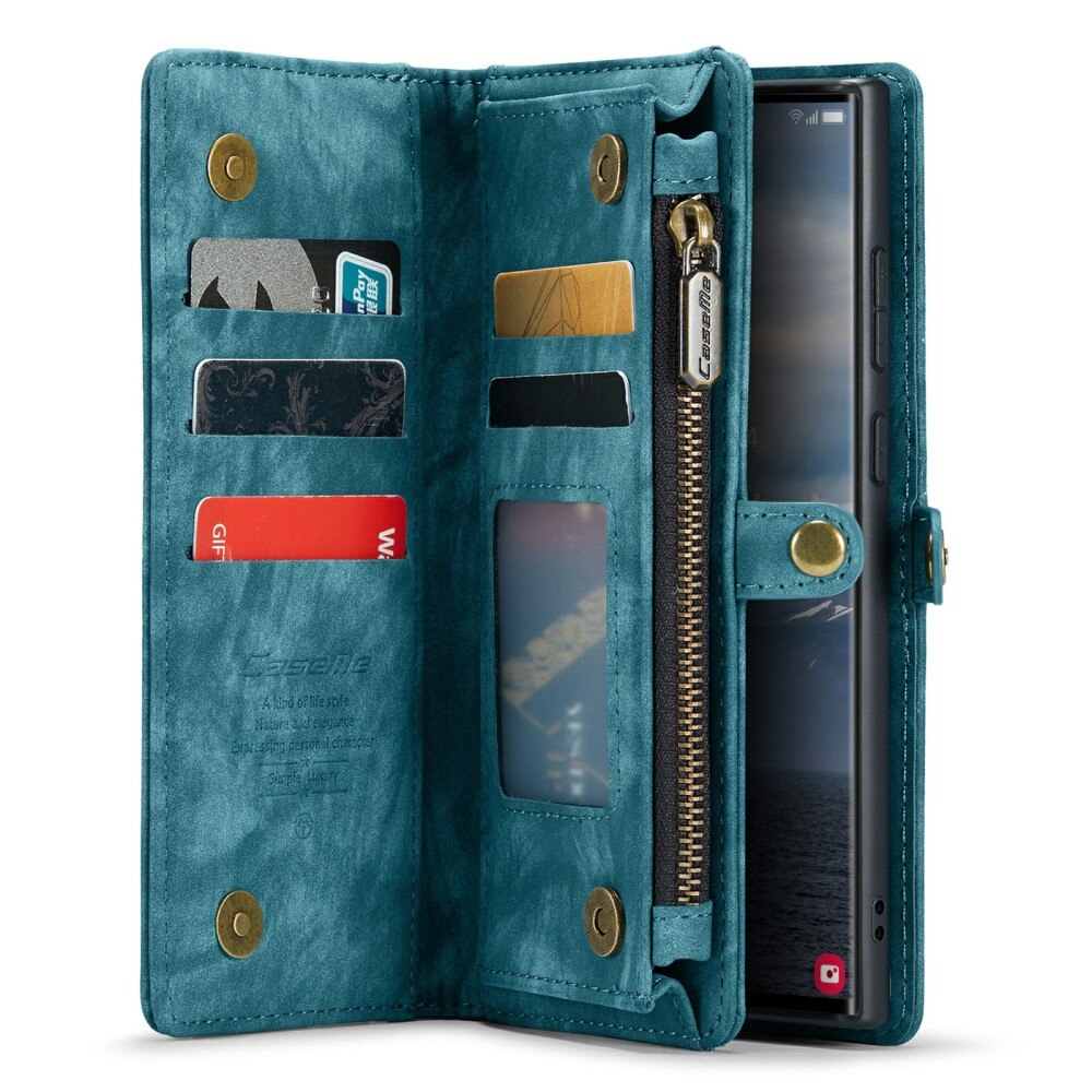 Samsung Galaxy S24 Ultra Multi-slot Wallet Case Blue