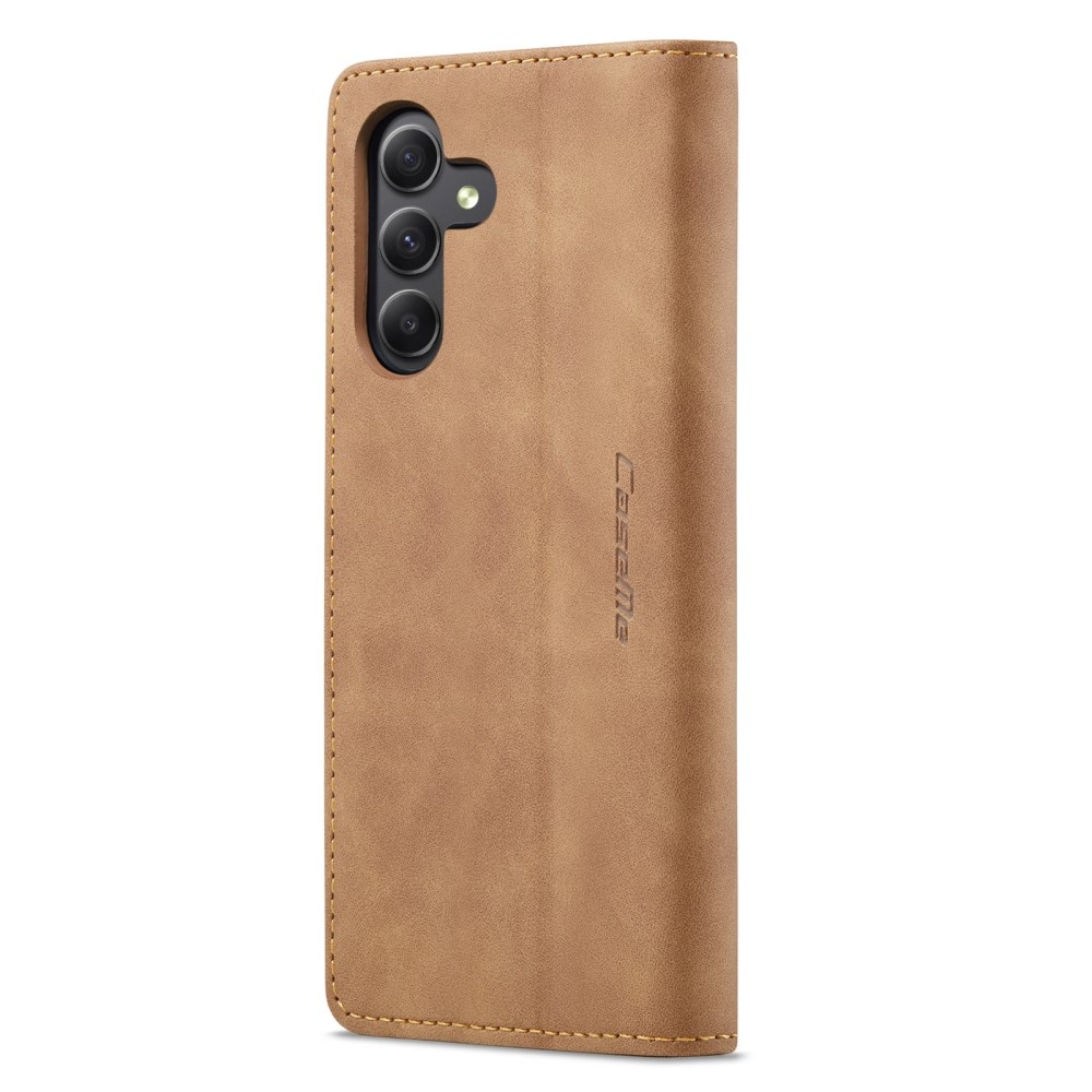 Samsung Galaxy A15 Slim Wallet Case Cognac