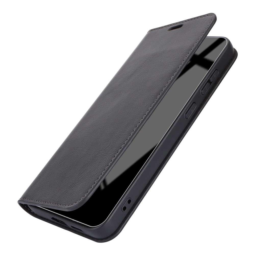 Samsung Galaxy S24 Plus Genuine Leather Wallet Case Black