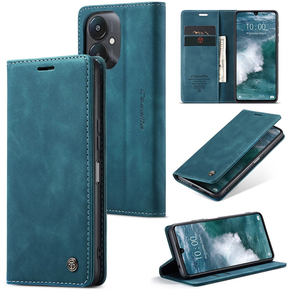 Xiaomi Redmi 13C Slim Wallet Case Blue