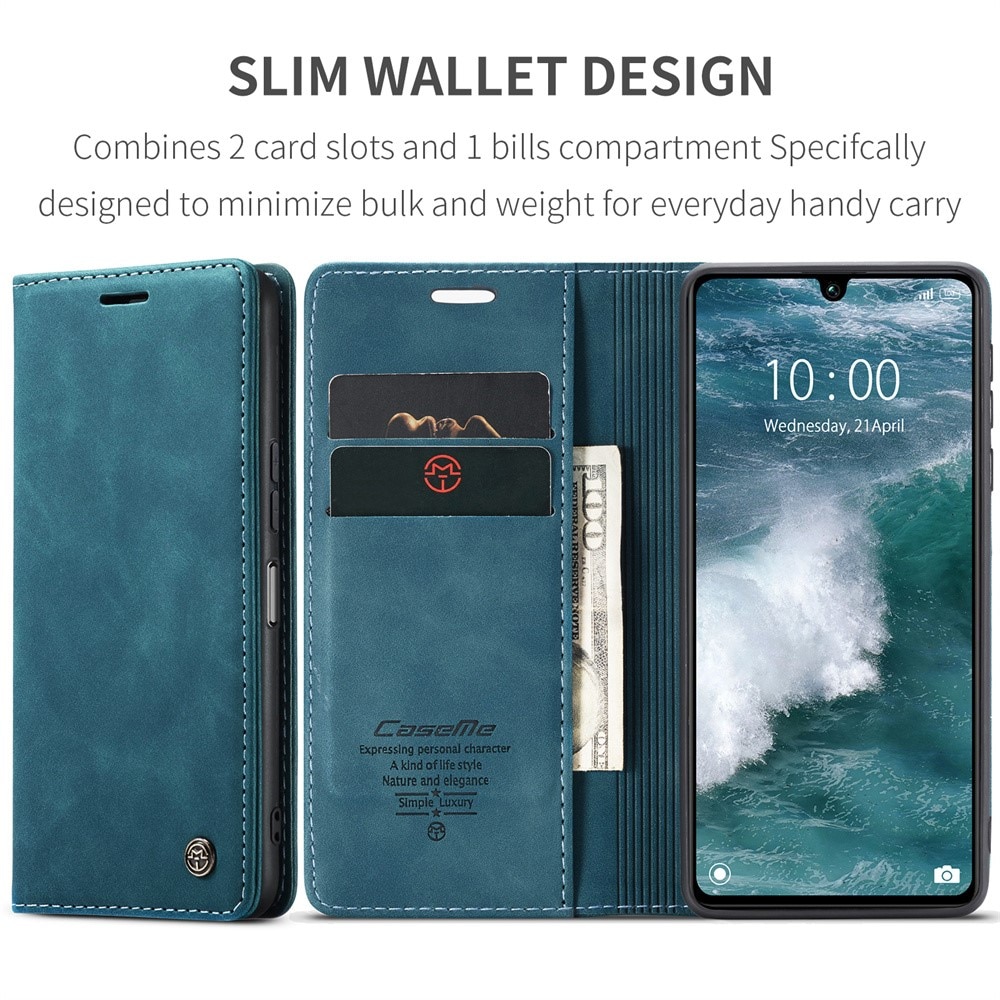 Xiaomi Redmi 13C Slim Wallet Case Blue