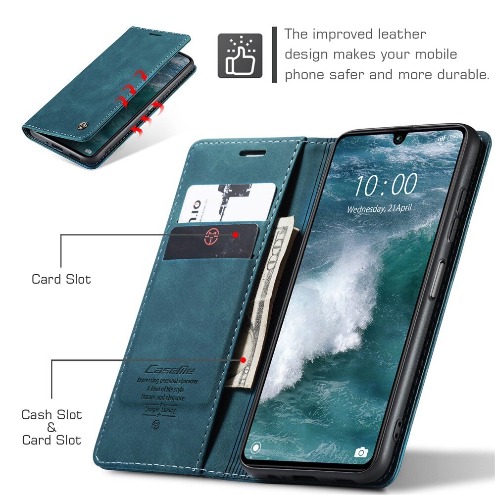 Xiaomi Redmi 13C Slim Wallet Case Blue