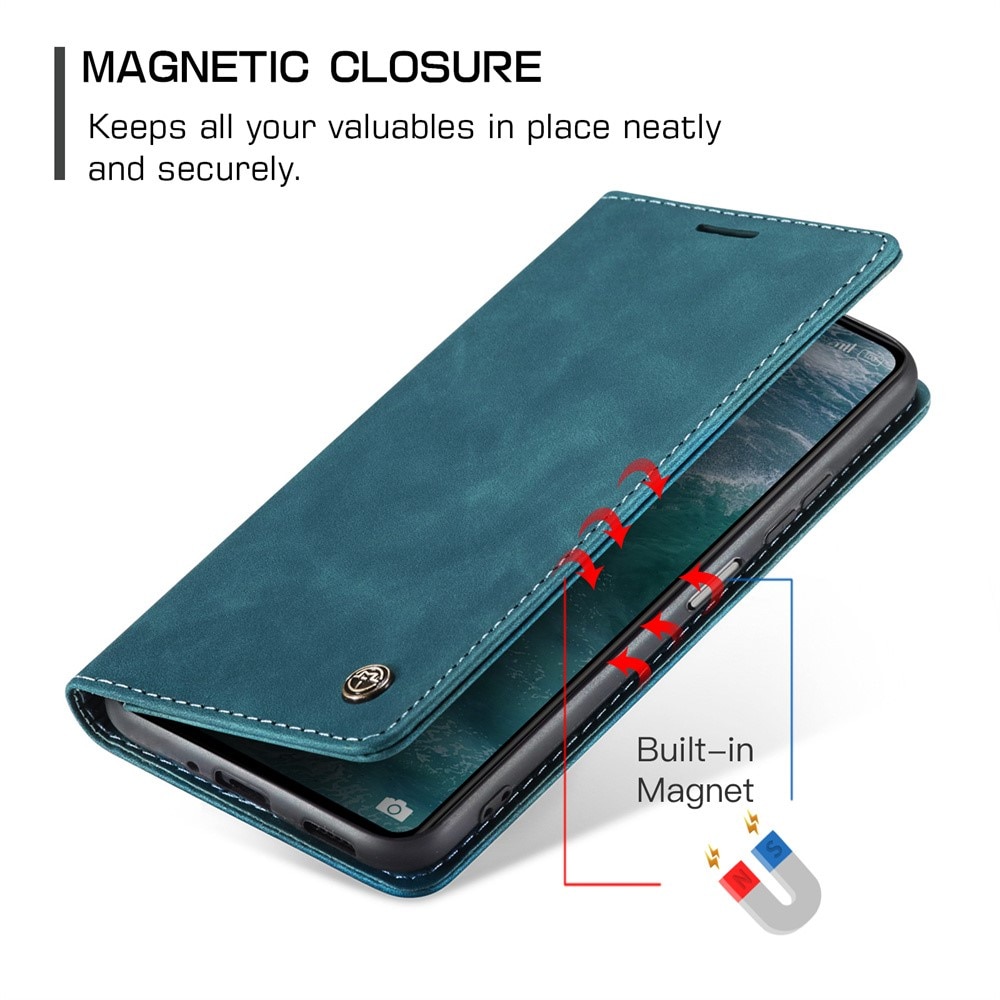 Xiaomi Redmi 13C Slim Wallet Case Blue