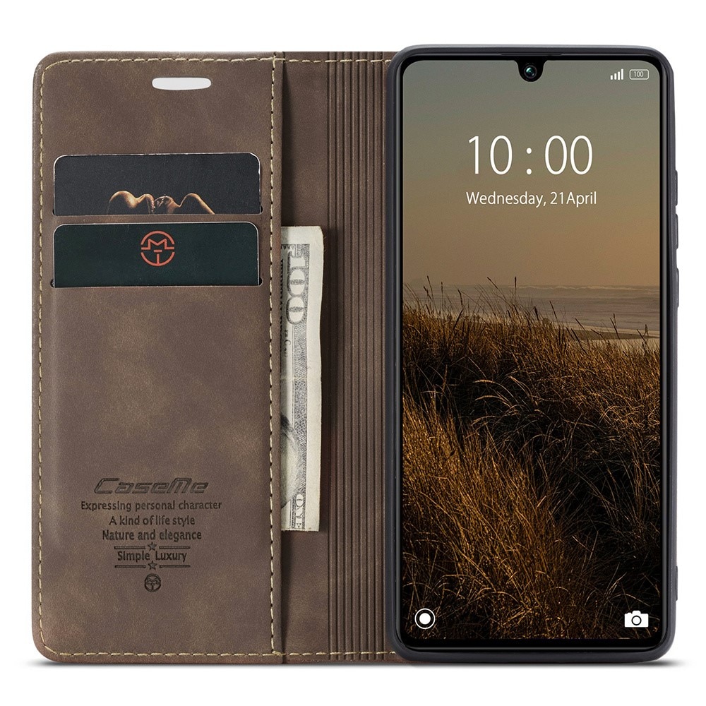 Xiaomi Redmi 13C Slim Wallet Case Brown