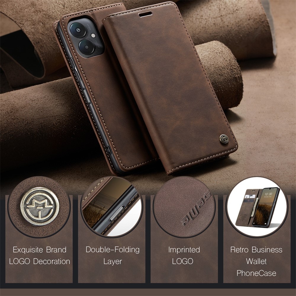 Xiaomi Redmi 13C Slim Wallet Case Brown