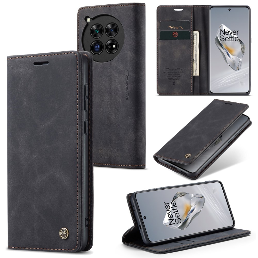 OnePlus 12 Slim Wallet Case Black