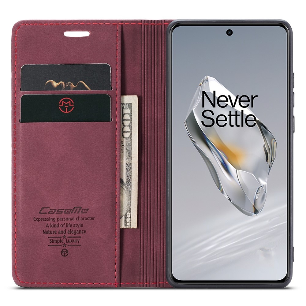 OnePlus 12 Slim Wallet Case Red