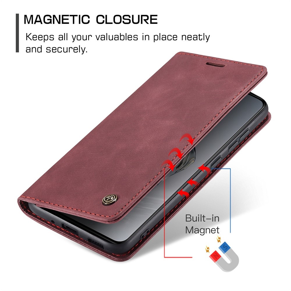 OnePlus 12 Slim Wallet Case Red