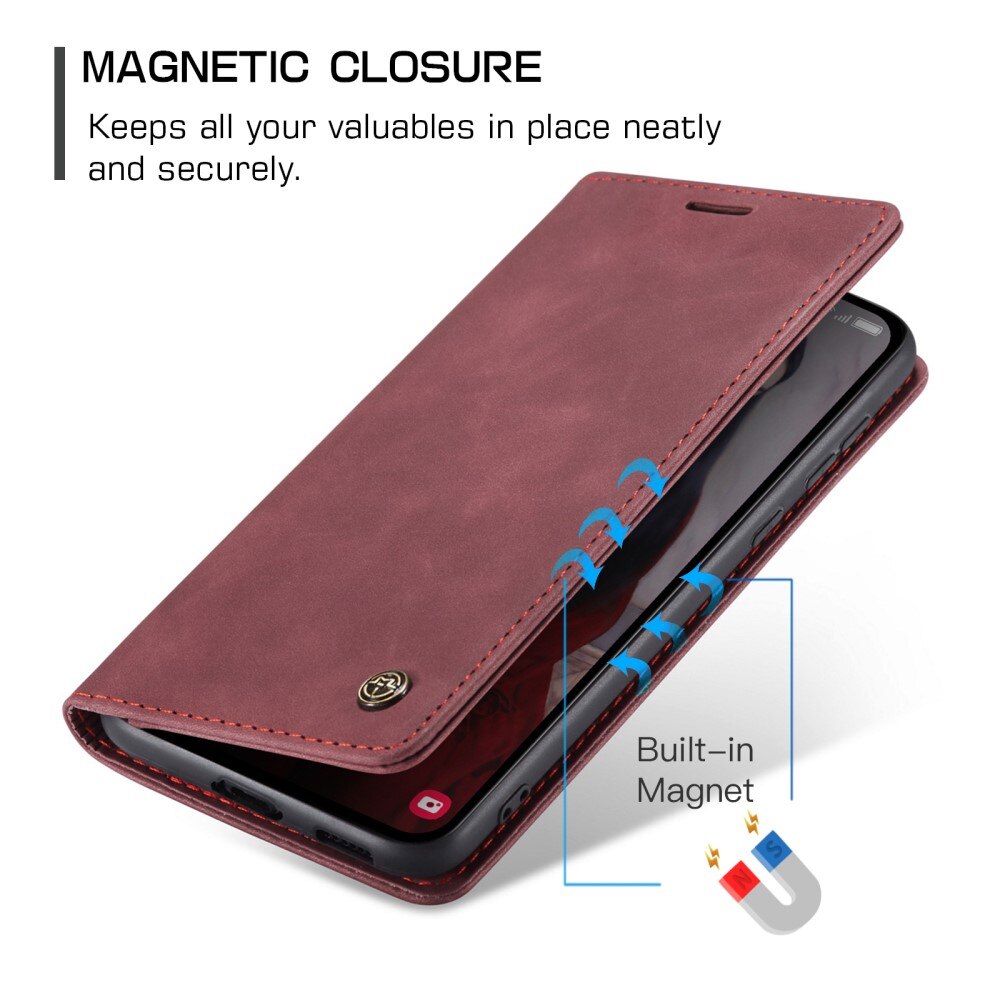 Samsung Galaxy A55 Slim Wallet Case Red