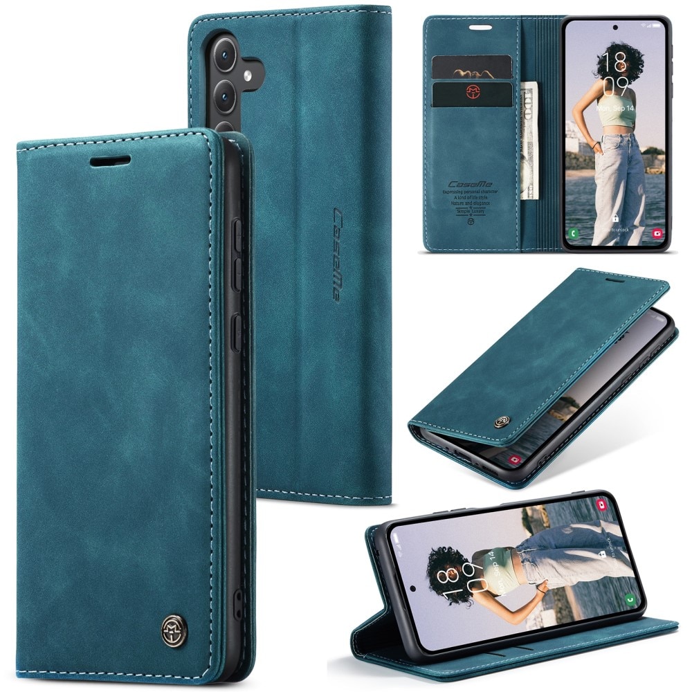 Samsung Galaxy A35 Slim Wallet Case Blue