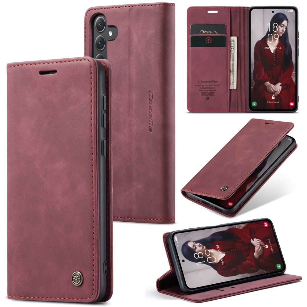 Samsung Galaxy A35 Slim Wallet Case Red