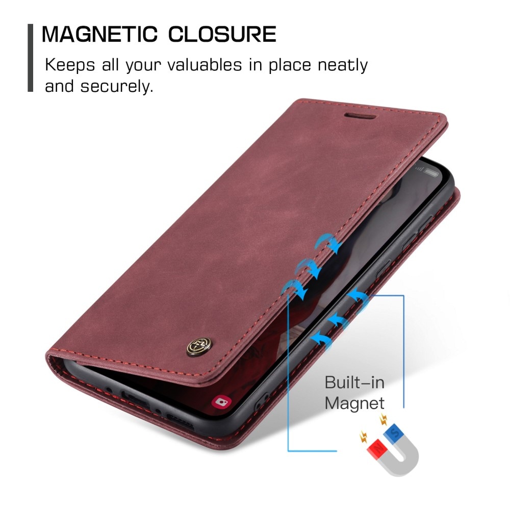 Samsung Galaxy A35 Slim Wallet Case Red