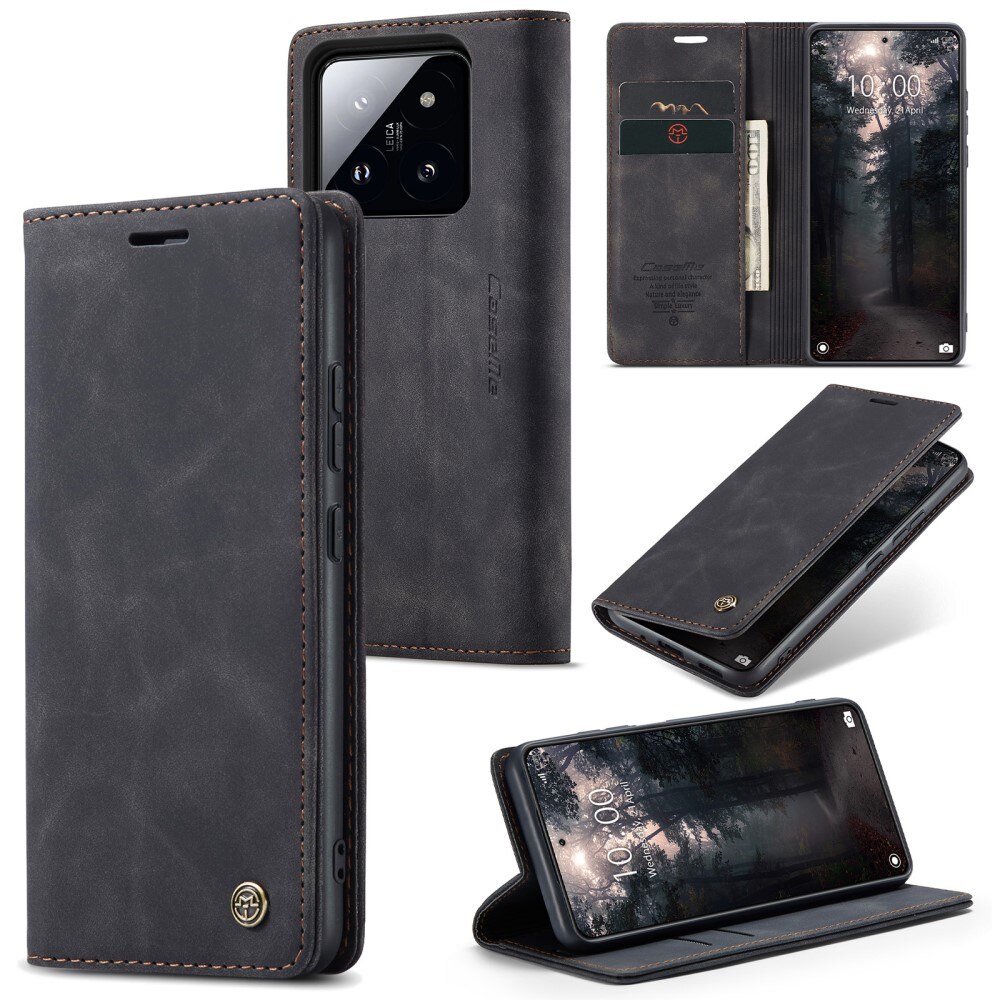 Xiaomi 14 Slim Wallet Case Black