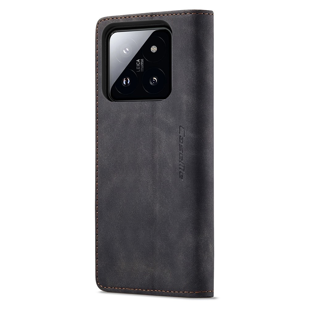 Xiaomi 14 Pro Slim Wallet Case Black