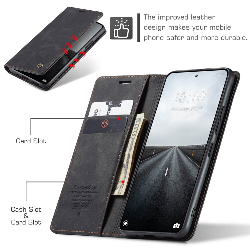 Xiaomi 14 Pro Slim Wallet Case Black