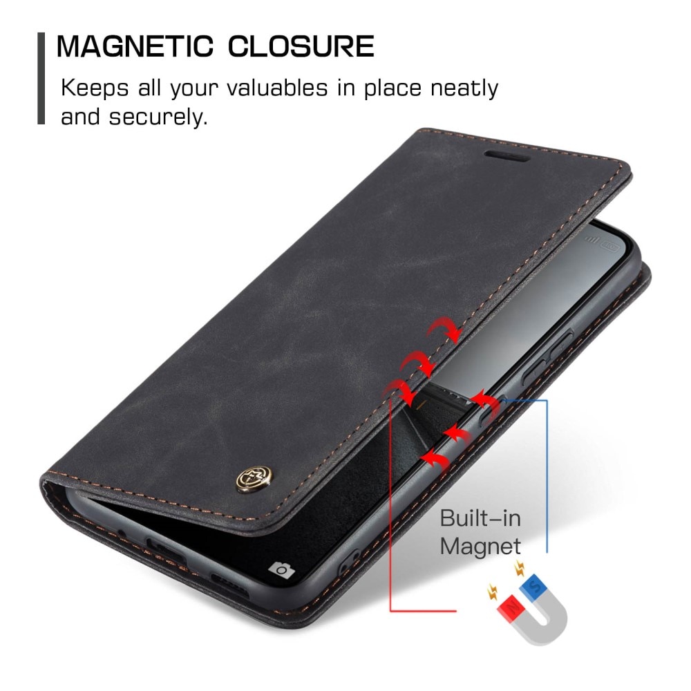 Xiaomi 14 Pro Slim Wallet Case Black