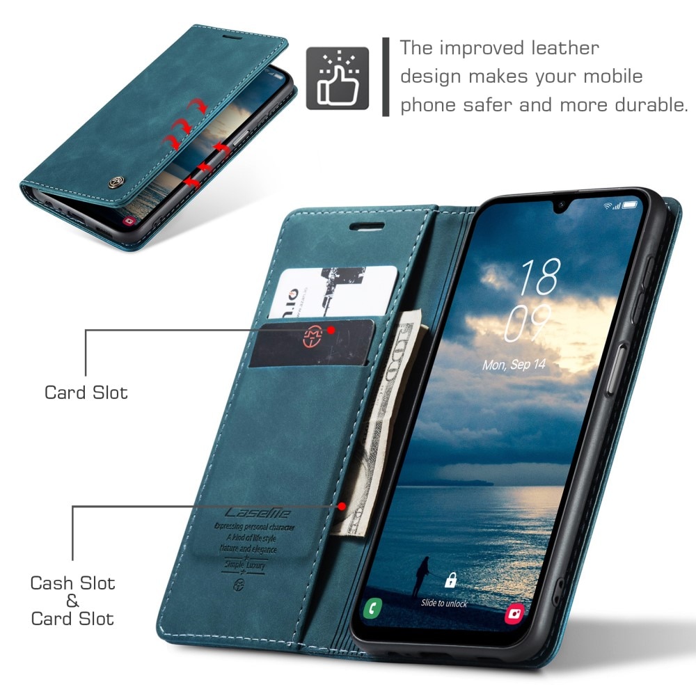 Samsung Galaxy A25 Slim Wallet Case Blue