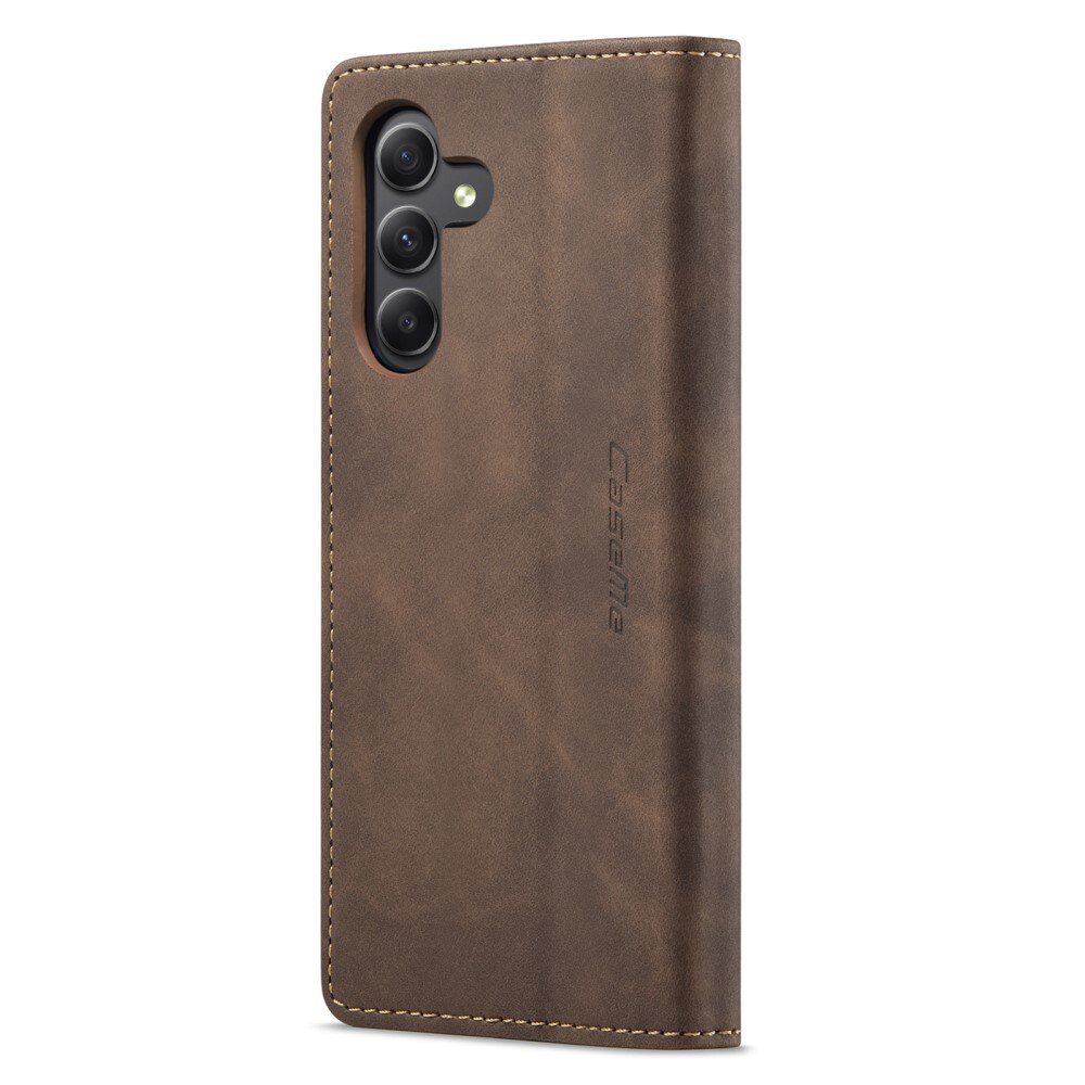 Samsung Galaxy A25 Slim Wallet Case Brown