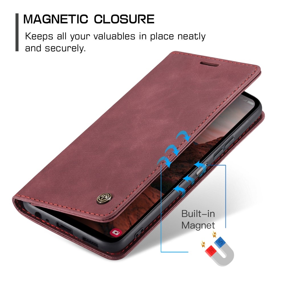 Samsung Galaxy A05s Slim Wallet Case Red