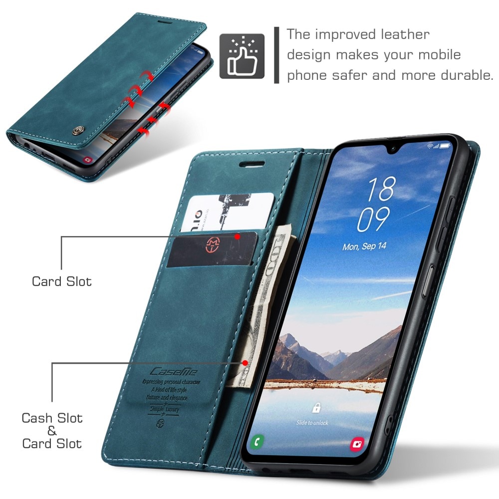 Samsung Galaxy A05s Slim Wallet Case Blue