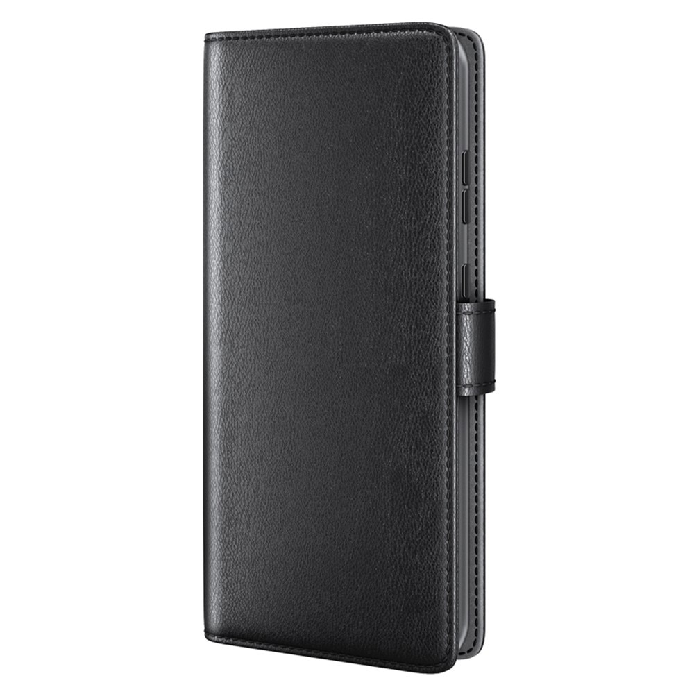 OnePlus 12R Genuine Leather Wallet Case Black