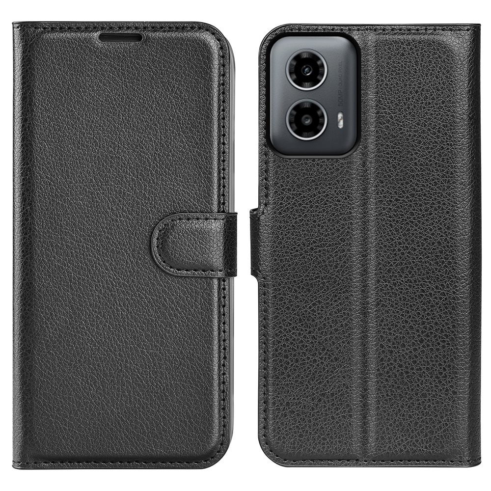 Motorola Moto G34 Wallet Book Cover Black