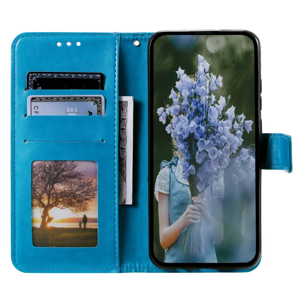 Sony Xperia 10 VI Leather Cover Mandala Blue